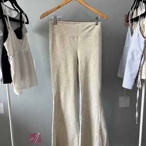 Cream flare American eagle pants